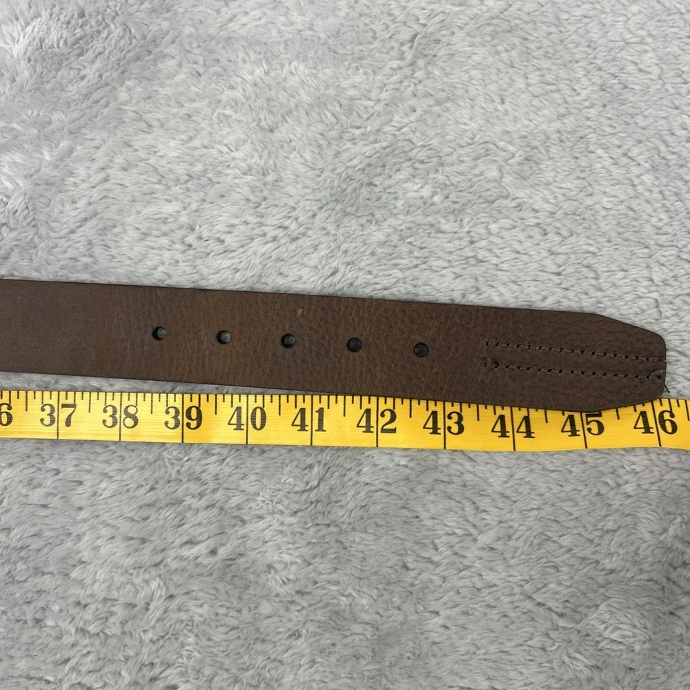 Columbia Mens Belt Size 40 Pebbled Brown Leather 1.5